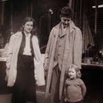 Matthiasdottir with husband Leland Bell and daughter Temma
